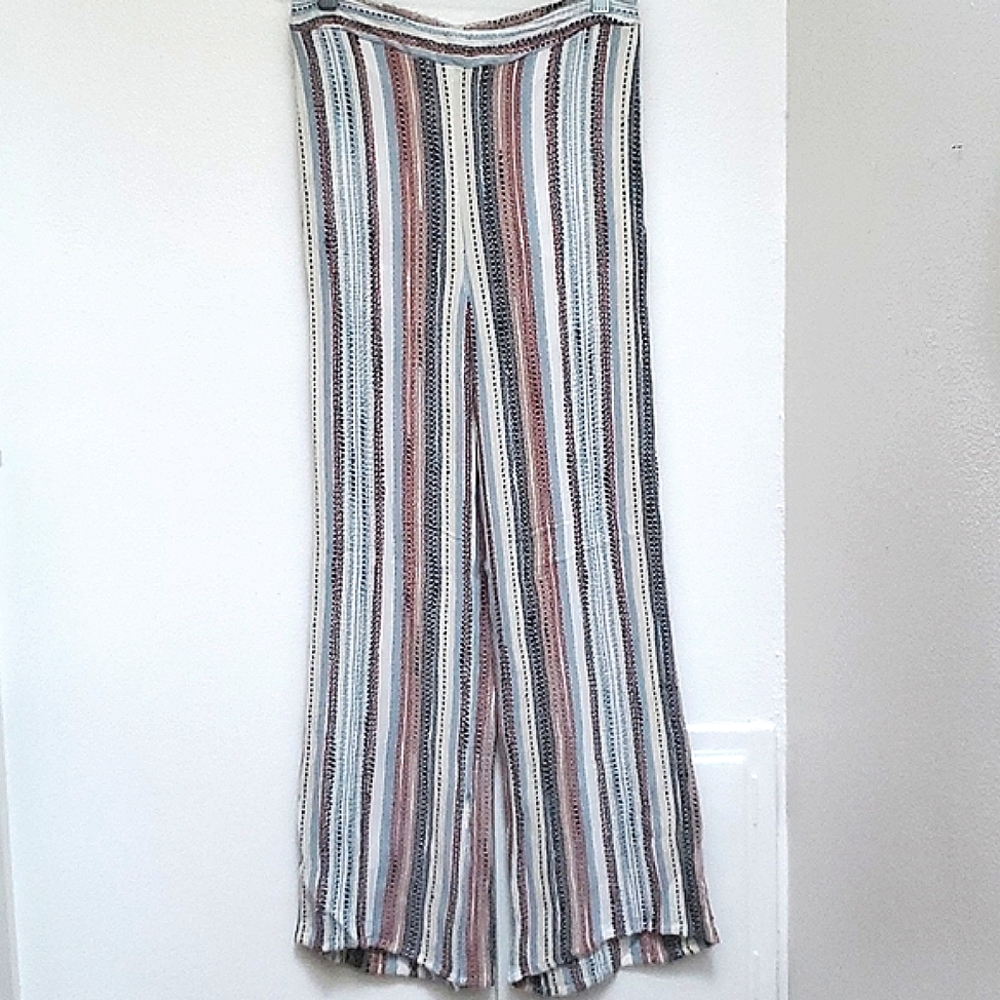 Blue Rain Airy Lightweight Summer Style Hippie Chic Festival Pants Size S